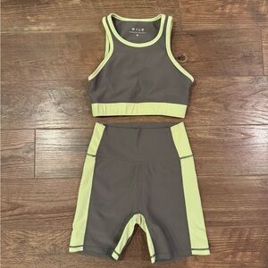 Wilo the Label Olive and Green Athletic Set